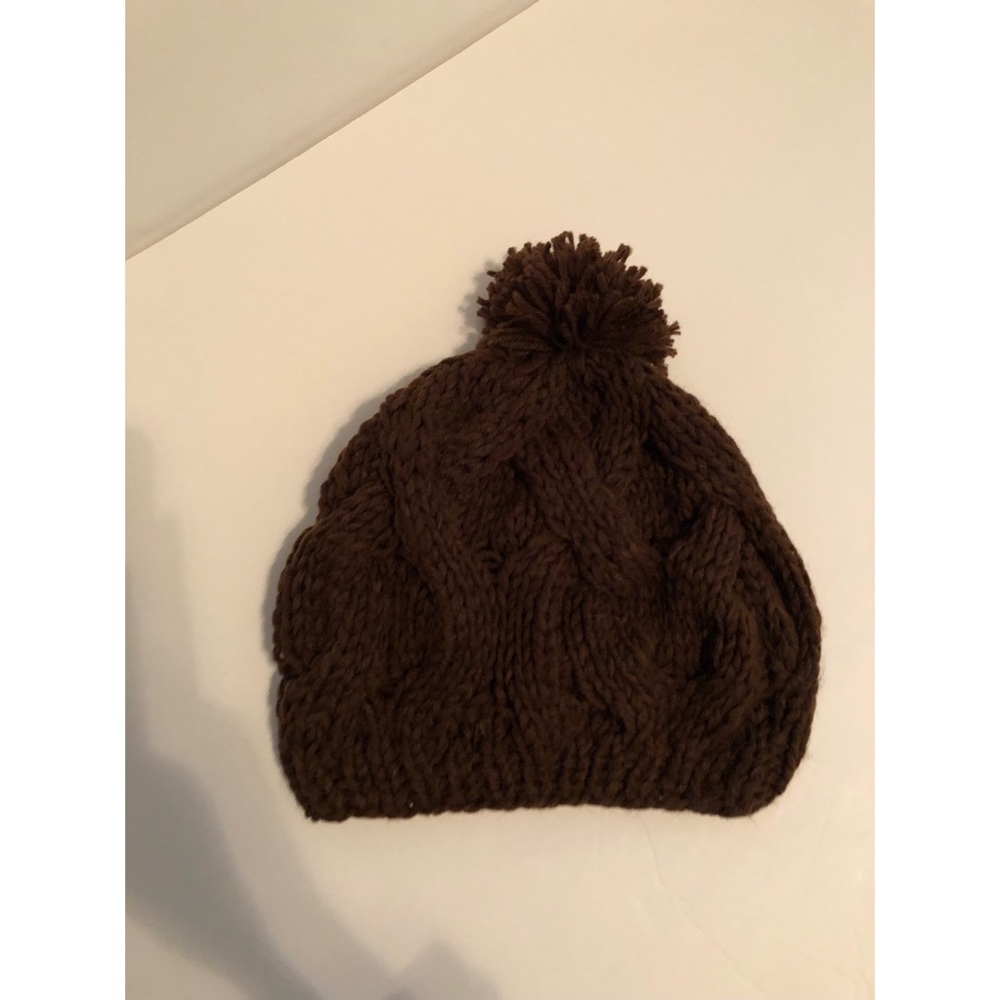 Fall knit beanie with Pom Pom